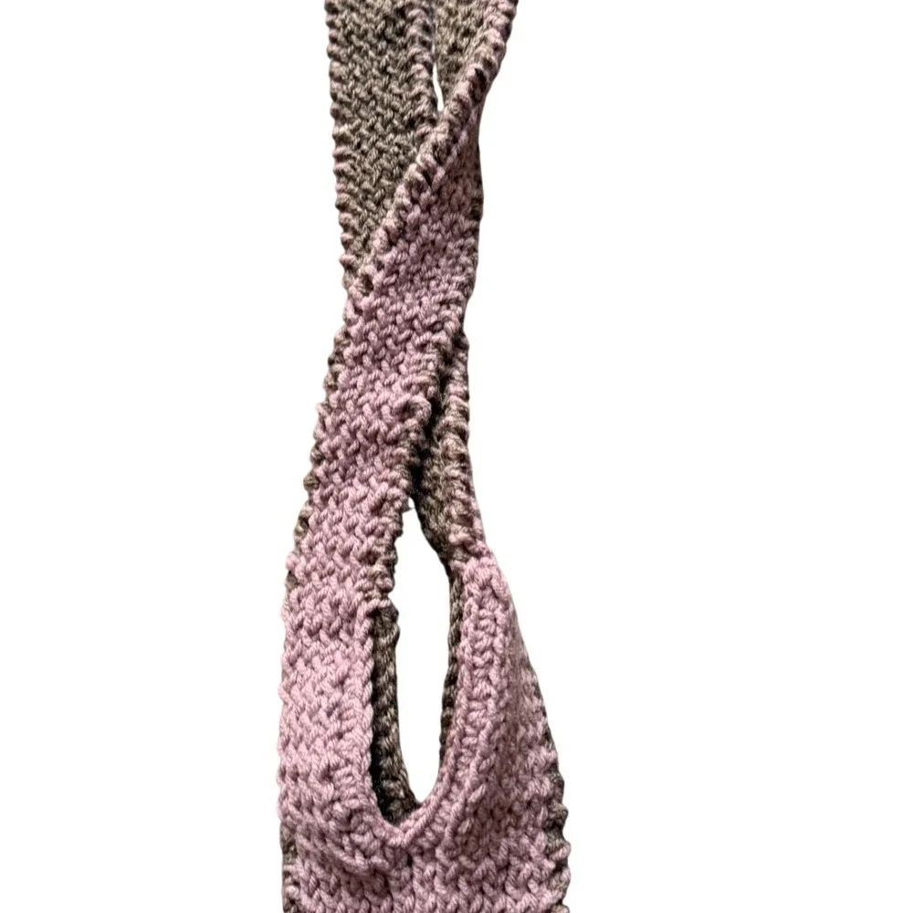 Handmade knitted sling‎ bag phone sock